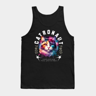 Cat in Space, Cat Lovers, Kitten in Space, Astronaut Cat Tank Top